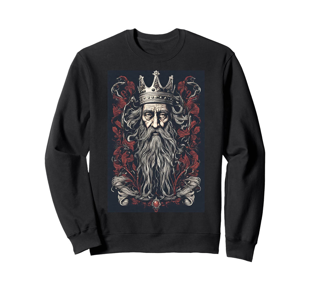 Art Portrait Shakespeare King Lear Sweatshirt - Trendy Graphic Unisex - T-Shirt, Sweatshirt, Hoodie