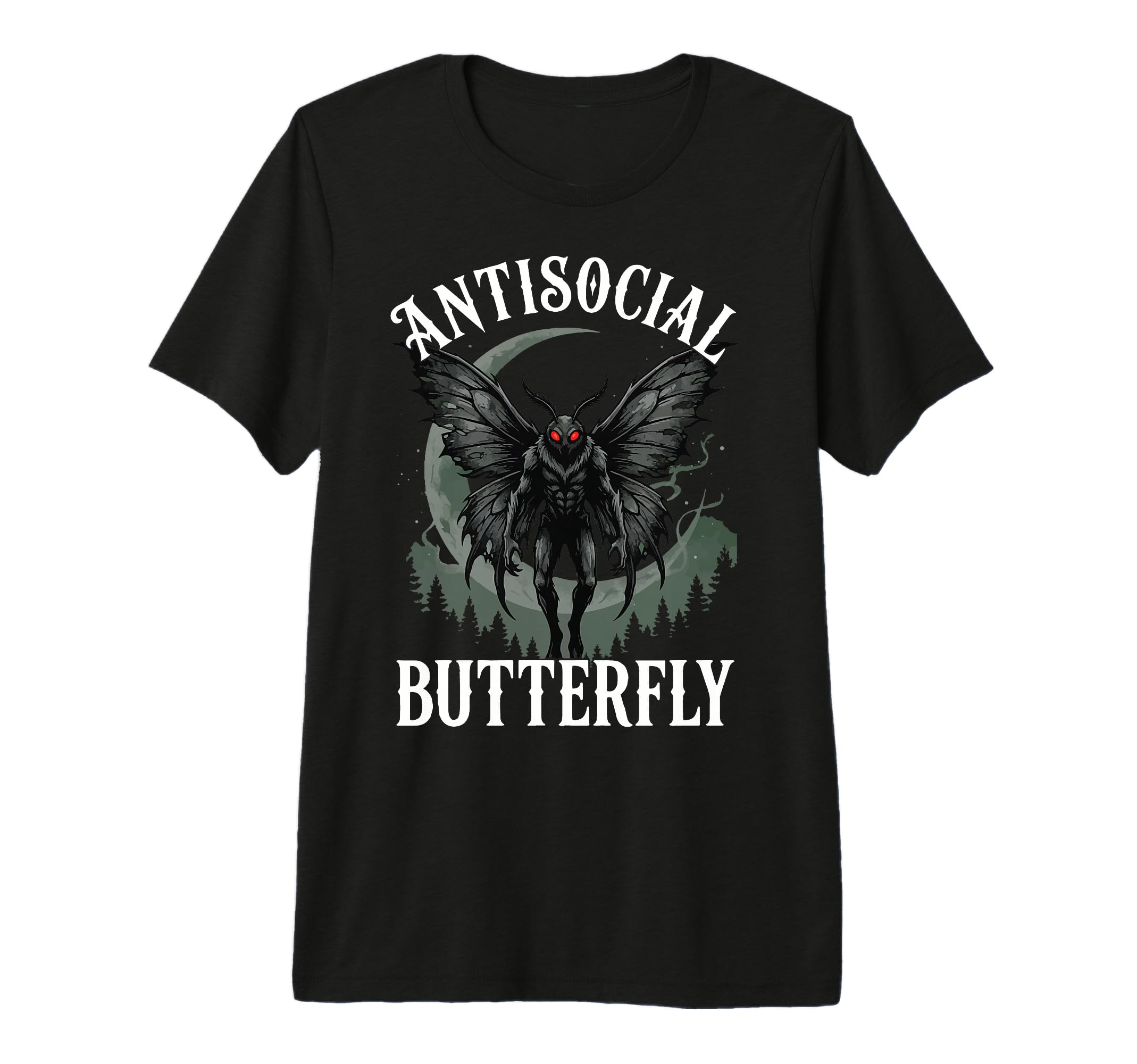 Antisocial Butterfly Tri Blend T-Shirt - Streetwear Style Men Women - T-Shirt, Sweatshirt, Hoodie