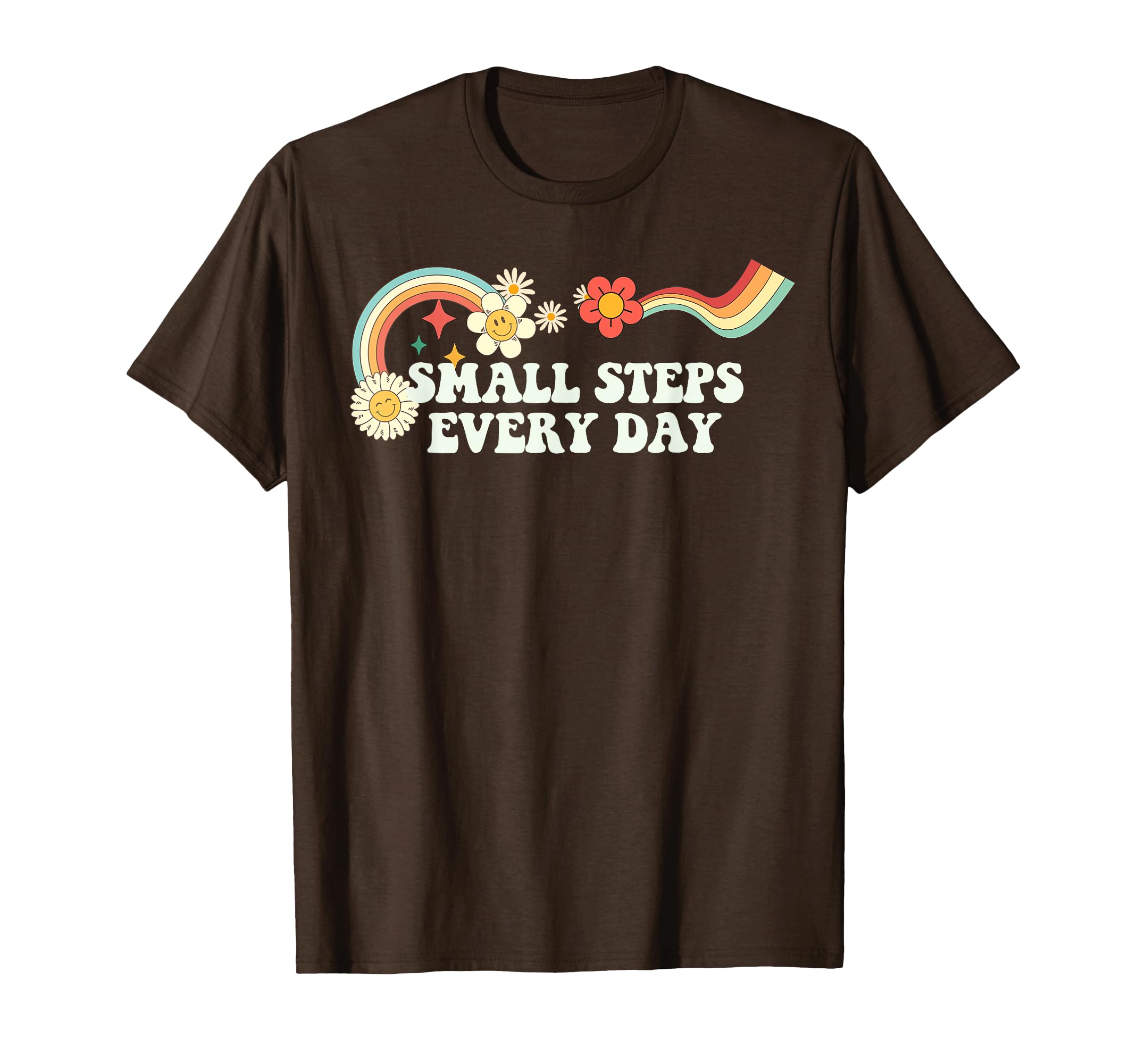 Groovy Script Funny Small Steps T-Shirt - Custom Art Print for Adults - T-Shirt, Sweatshirt, Hoodie