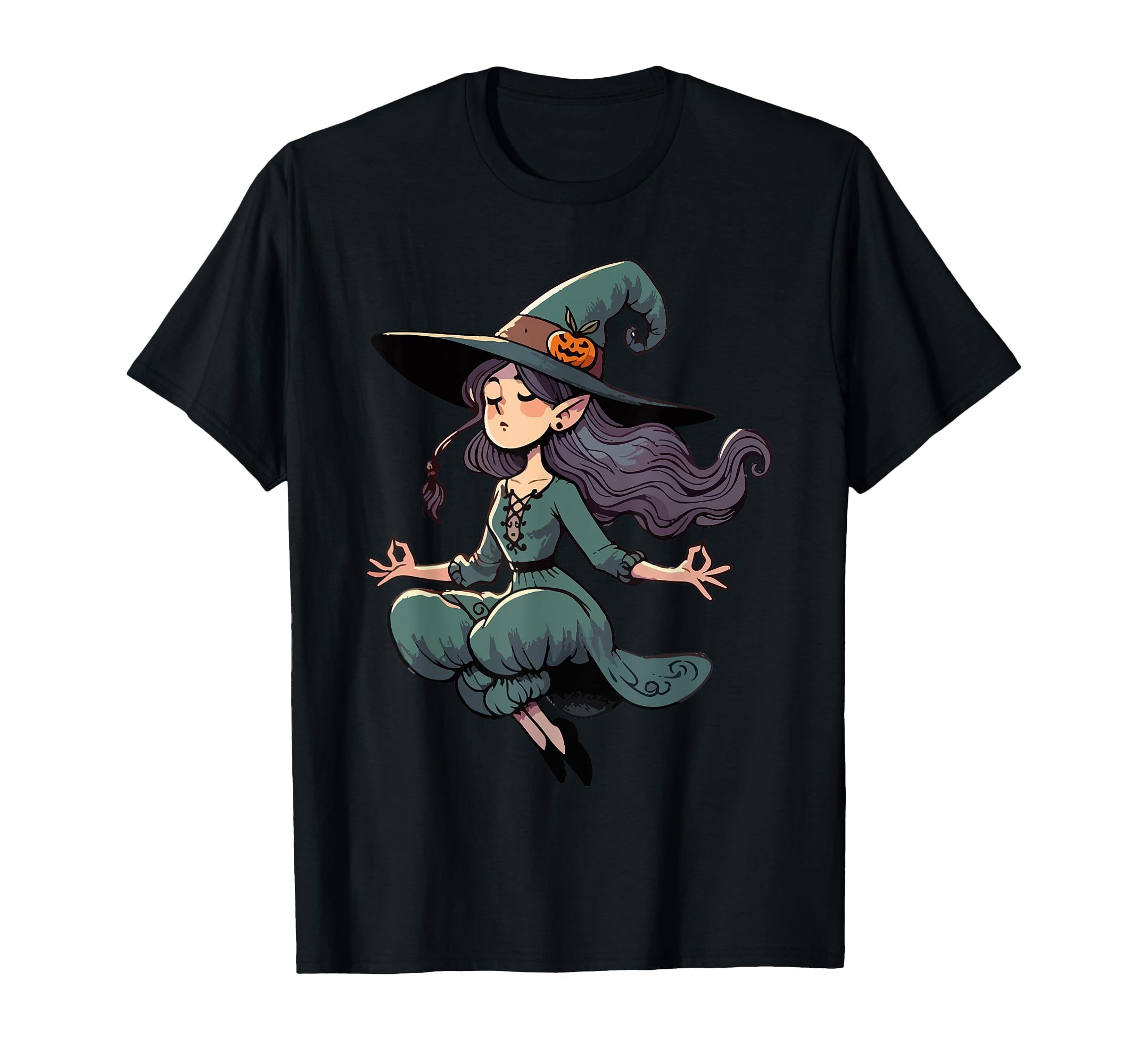 Meditation Witch Yoga Pose Relaxing T-Shirt - Streetwear Style for Adults - T-Shirt, Sweatshirt, Hoodie