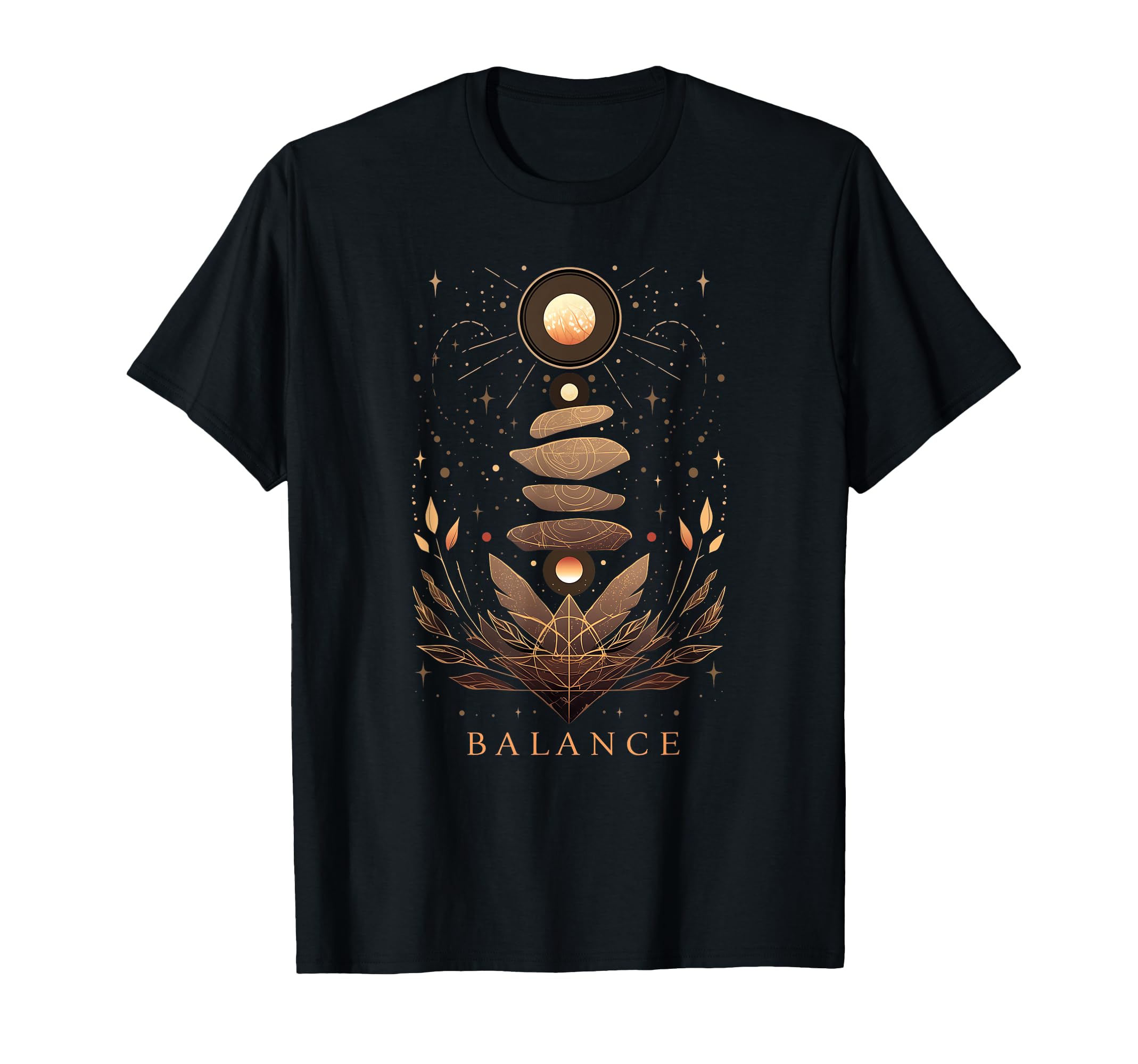 Zen Balancing Stones Art Mindfulness And T-Shirt - Minimalist Print Unisex - T-Shirt, Sweatshirt, Hoodie