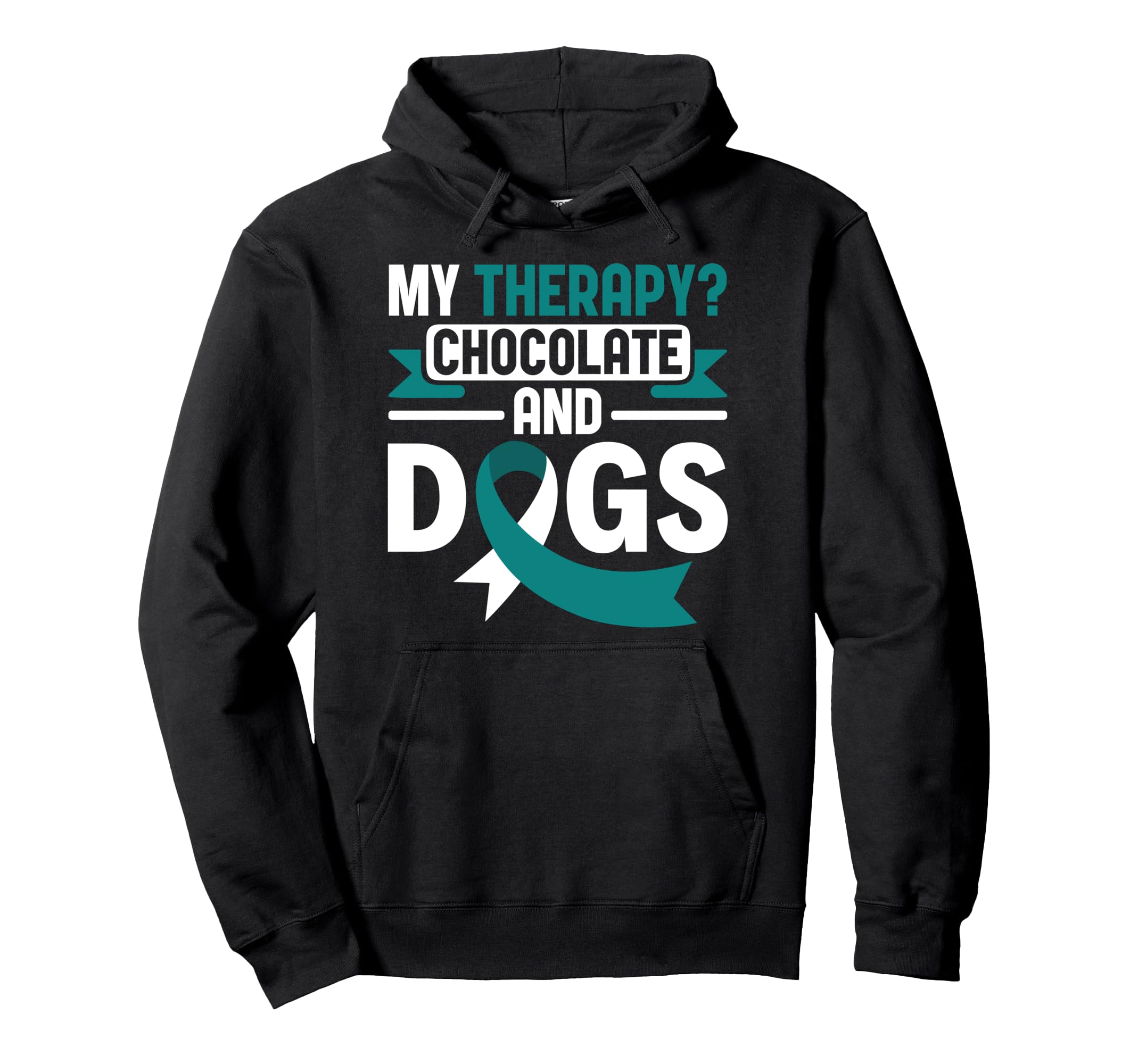 My Therapy Chocolate Dogs Ptsd Awareness Hoodie - Trendy Graphic for Adults - T-Shirt, Sweatshirt, Hoodie