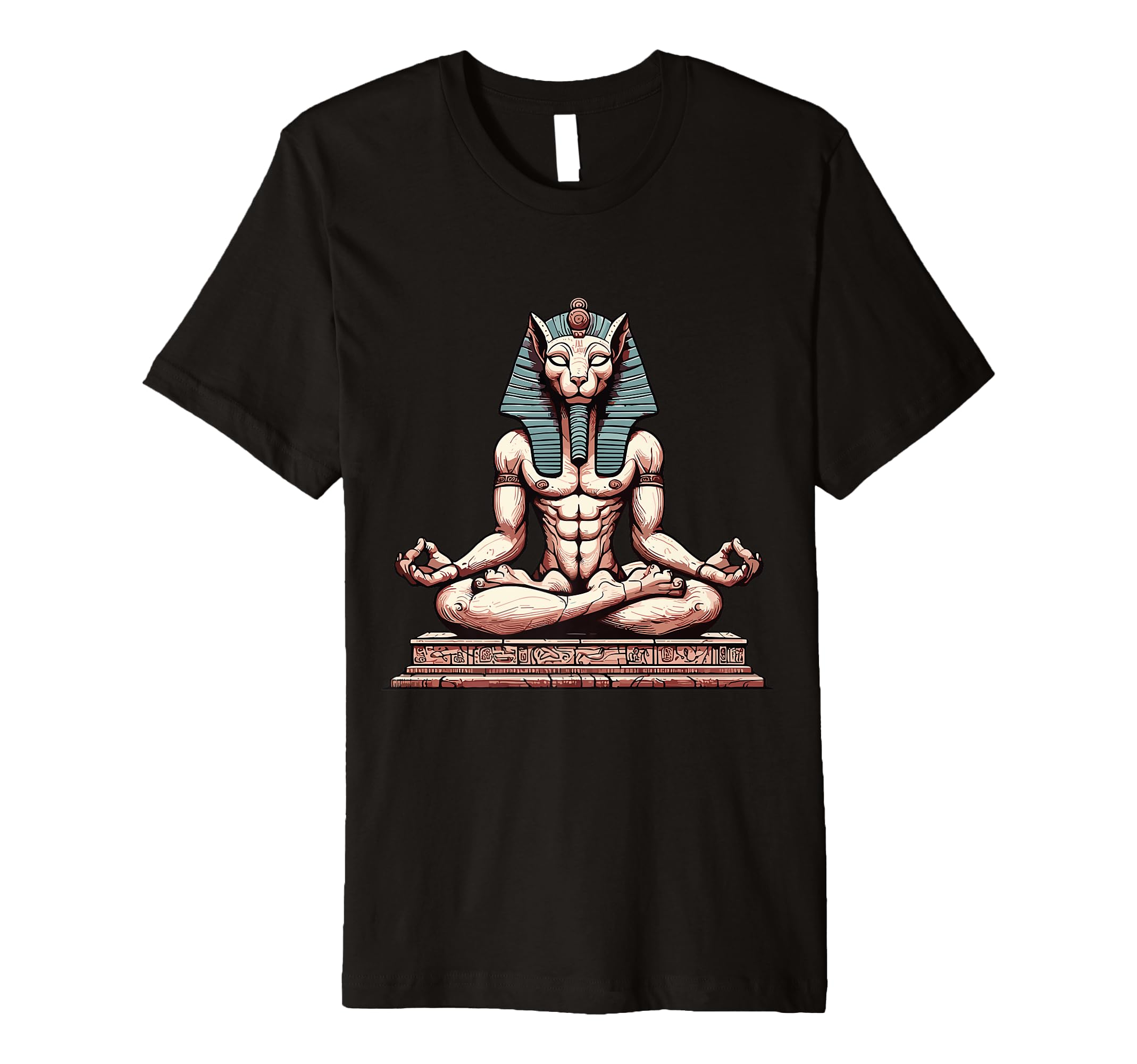 Meditation Sphynx Yoga Pose Relaxing T-Shirt - Custom Art Print for Adults - T-Shirt, Sweatshirt, Hoodie