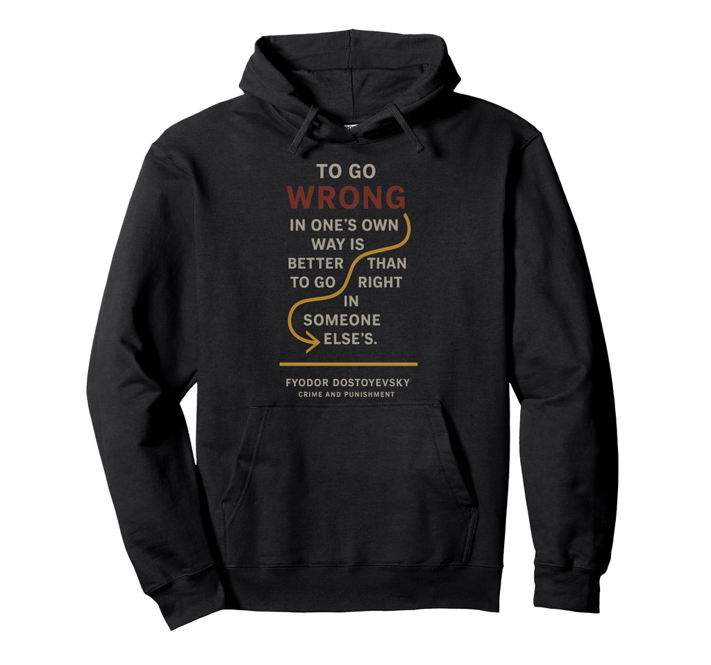 Dostoyevsky Crime And Punishment Classical Hoodie - Novelty Apparel Unisex - T-Shirt, Sweatshirt, Hoodie