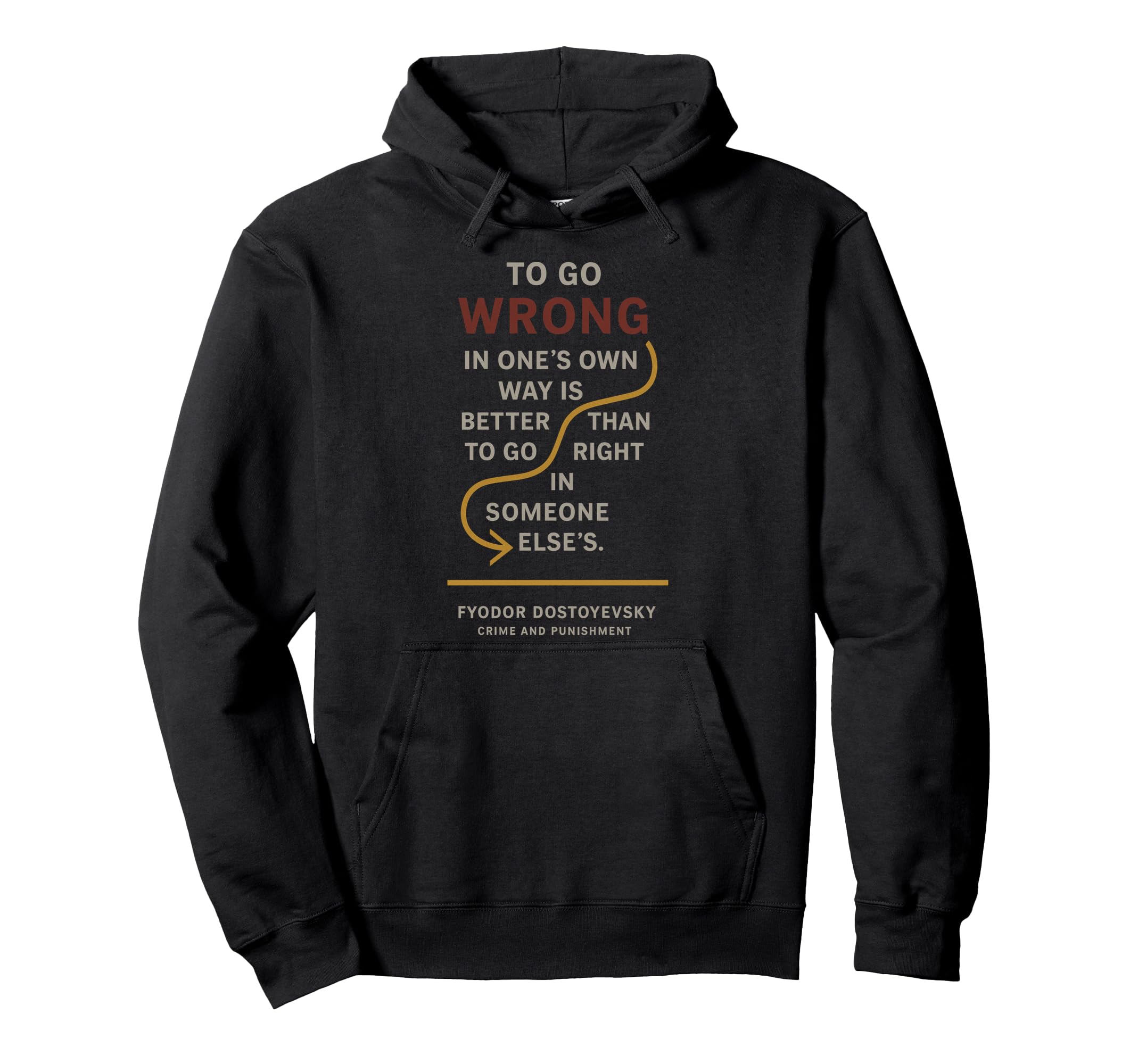 Dostoyevsky Crime And Punishment Classical Hoodie - Novelty Apparel Unisex - T-Shirt, Sweatshirt, Hoodie