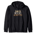 Dogs Books Coffee Funny Ideas Hoodie - Custom Art Print Men Women - T-Shirt, Sweatshirt, Hoodie