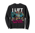 I Lift So I Can Carry More Books Sweatshirt - Minimalist Print Men Women - T-Shirt, Sweatshirt, Hoodie