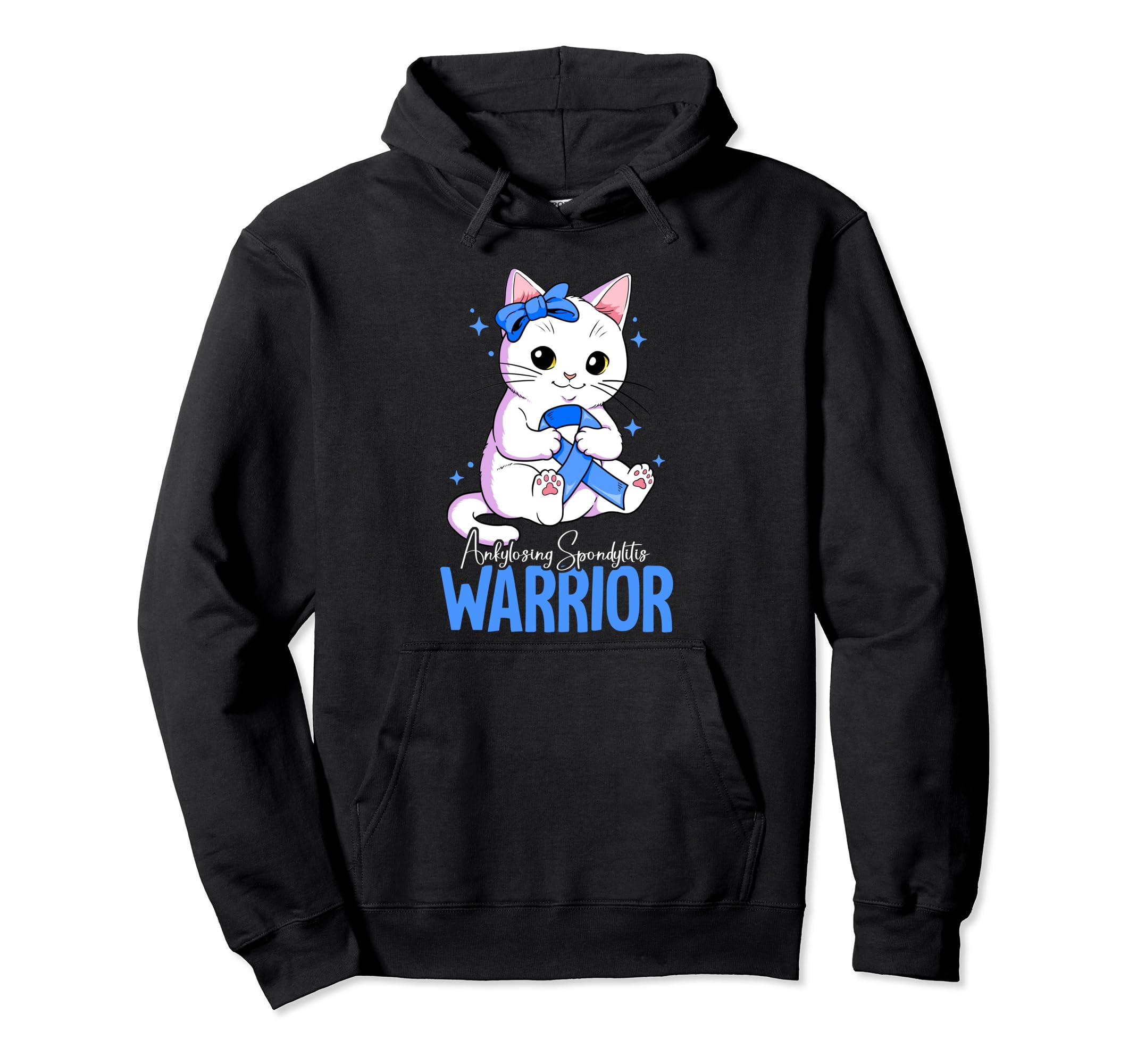 Warrior Ankylosing Spondylitis Hoodie - Minimalist Print for Adults - T-Shirt, Sweatshirt, Hoodie