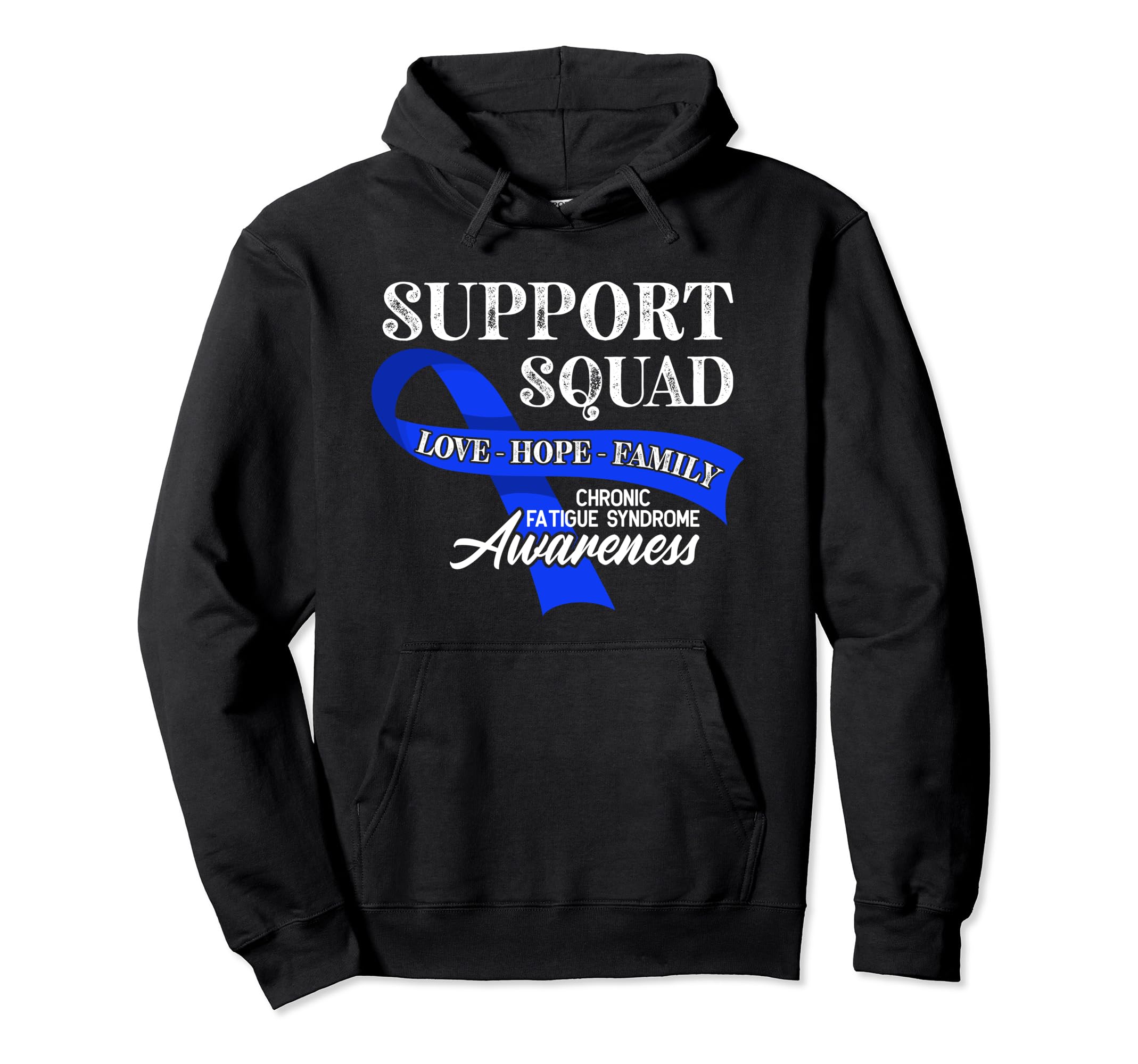 Support Awareness Squad I Me Cfs Hoodie - Fun Novelty Design for Adults - T-Shirt, Sweatshirt, Hoodie