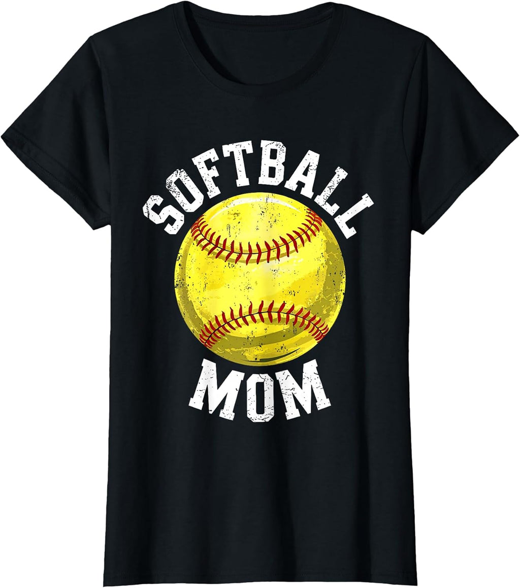 Softball Mom Shirts Unisex T-shirt, Sweatshirt, Hoodie, Long Sleeve Tee - T-Shirt, Sweatshirt, Hoodie