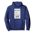 Daily Self Care Receipt Funny Mental Hoodie - Trendy Graphic Men Women - T-Shirt, Sweatshirt, Hoodie