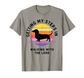 Getting My Steps Walking Lord Dachshund T-Shirt - Trendy Graphic Unisex - T-Shirt, Sweatshirt, Hoodie