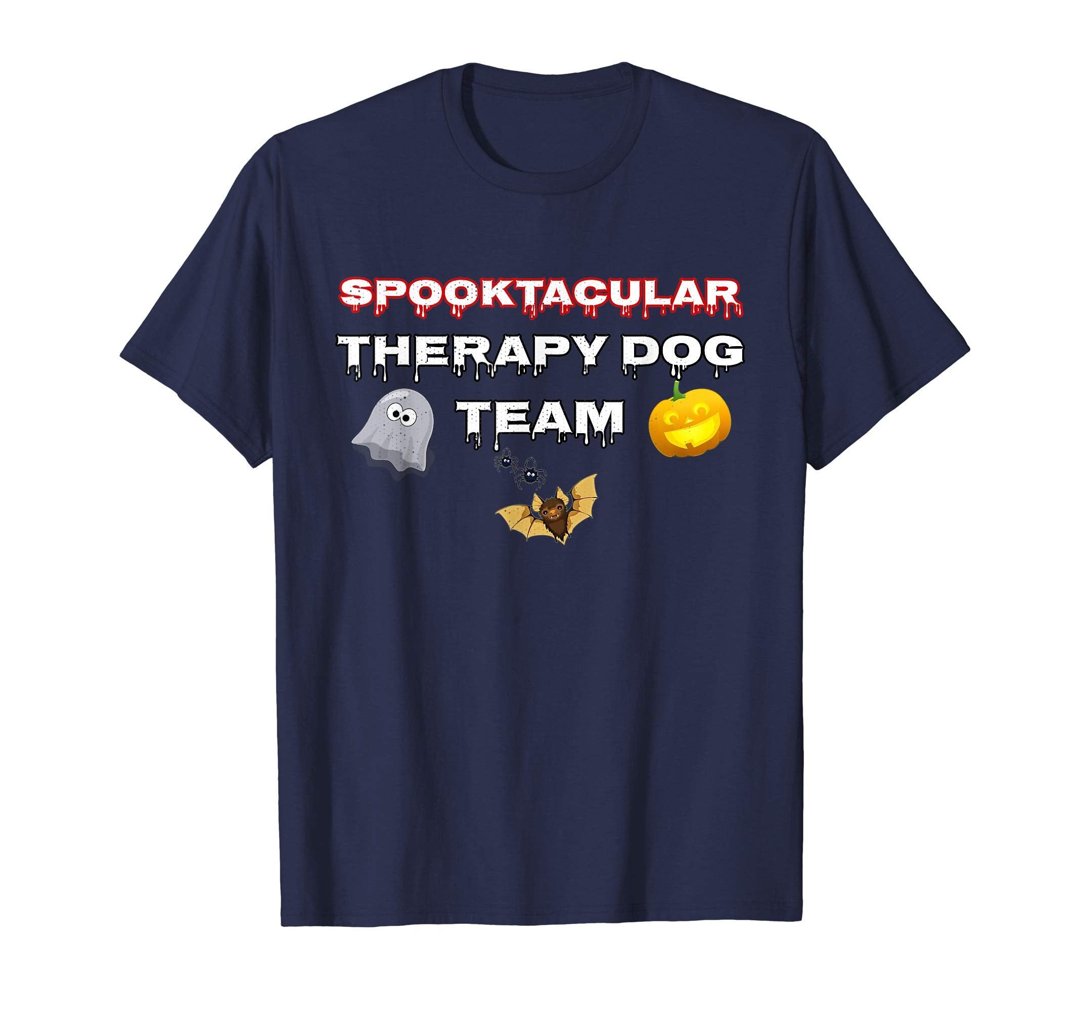 Therapy Dog Spooktacular Therapy Dog Team T-Shirt - Novelty Apparel Unisex - T-Shirt, Sweatshirt, Hoodie