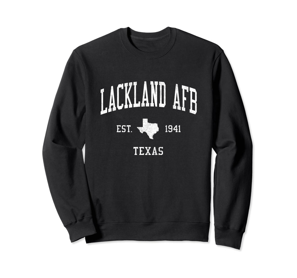 Lackland Afb Tx Athletic Sweatshirt - Casual Everyday Wear for Adults - T-Shirt, Sweatshirt, Hoodie
