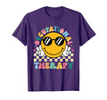 Groovy Occupational Therapy Smile T-Shirt - Aesthetic Graphic for Adults - T-Shirt, Sweatshirt, Hoodie