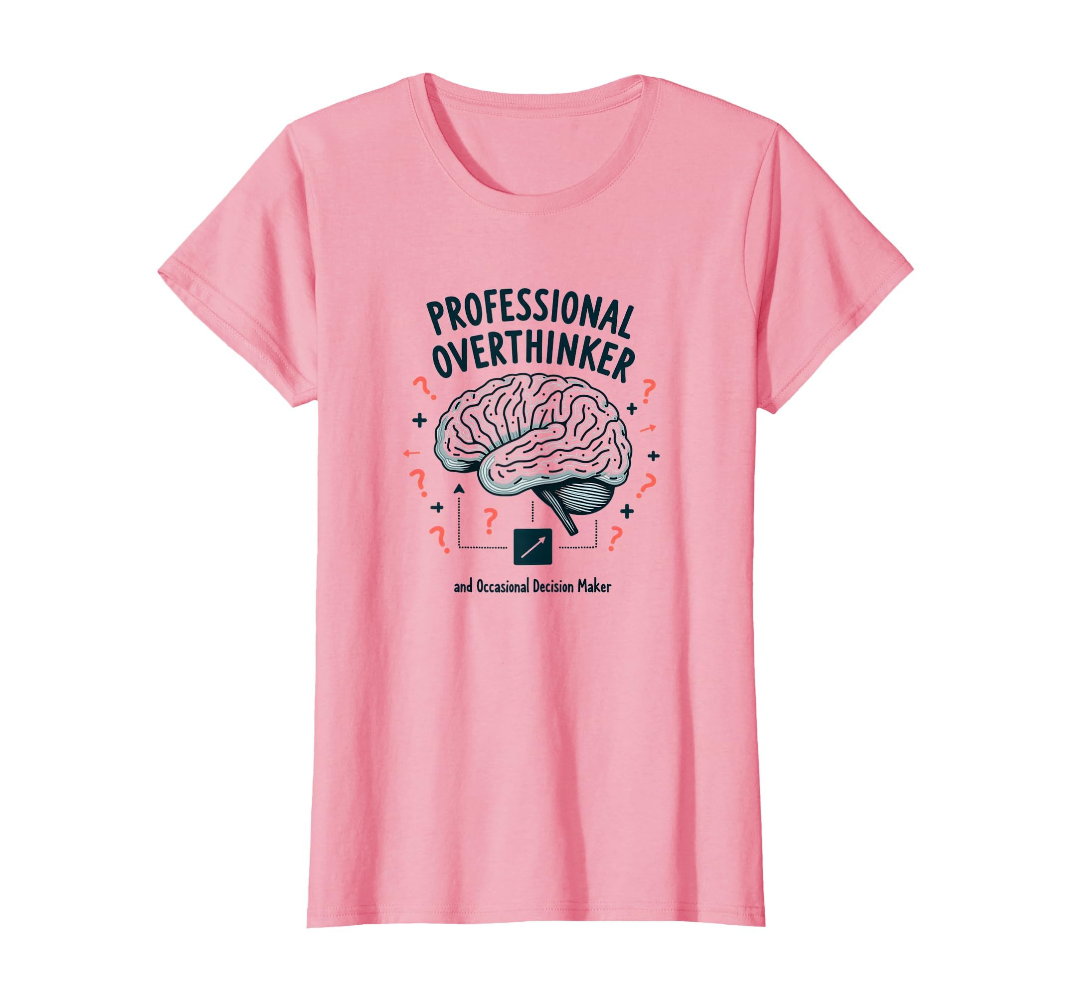 Professional Overthinker Funny Anxiety Gift T-Shirt - Graphic Print Unisex - T-Shirt, Sweatshirt, Hoodie