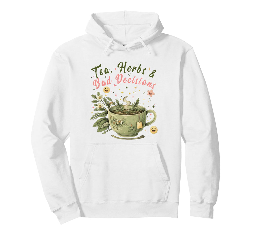 Funny Wellness Vibes Aesthetic Tea Hoodie - Fun Novelty Design Unisex - T-Shirt, Sweatshirt, Hoodie