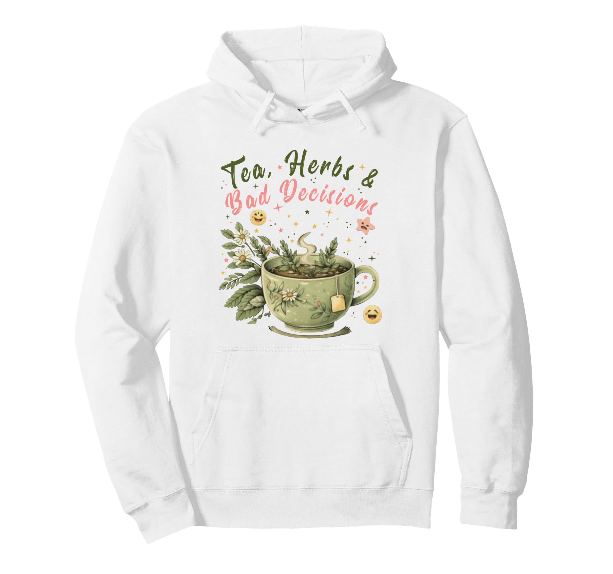 Funny Wellness Vibes Aesthetic Tea Hoodie - Fun Novelty Design Unisex - T-Shirt, Sweatshirt, Hoodie