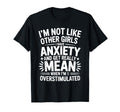 Anxiety Funny Mental Health T-Shirt - Custom Art Print for Adults - T-Shirt, Sweatshirt, Hoodie