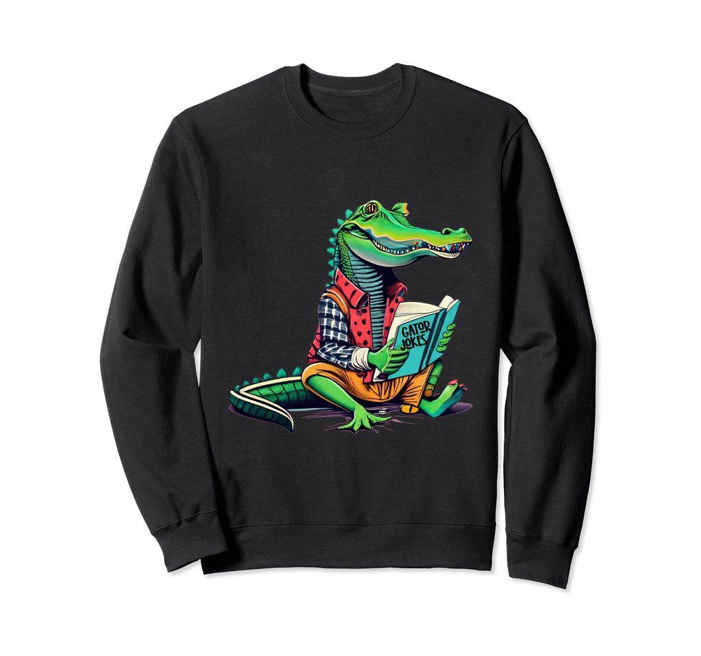 Smileteesfunny Funny Alligator Sweatshirt - Streetwear Style Unisex - T-Shirt, Sweatshirt, Hoodie
