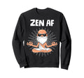 Funny Yoga Lotus Pose Meditation Sweatshirt - Fun Novelty Design Unisex - T-Shirt, Sweatshirt, Hoodie