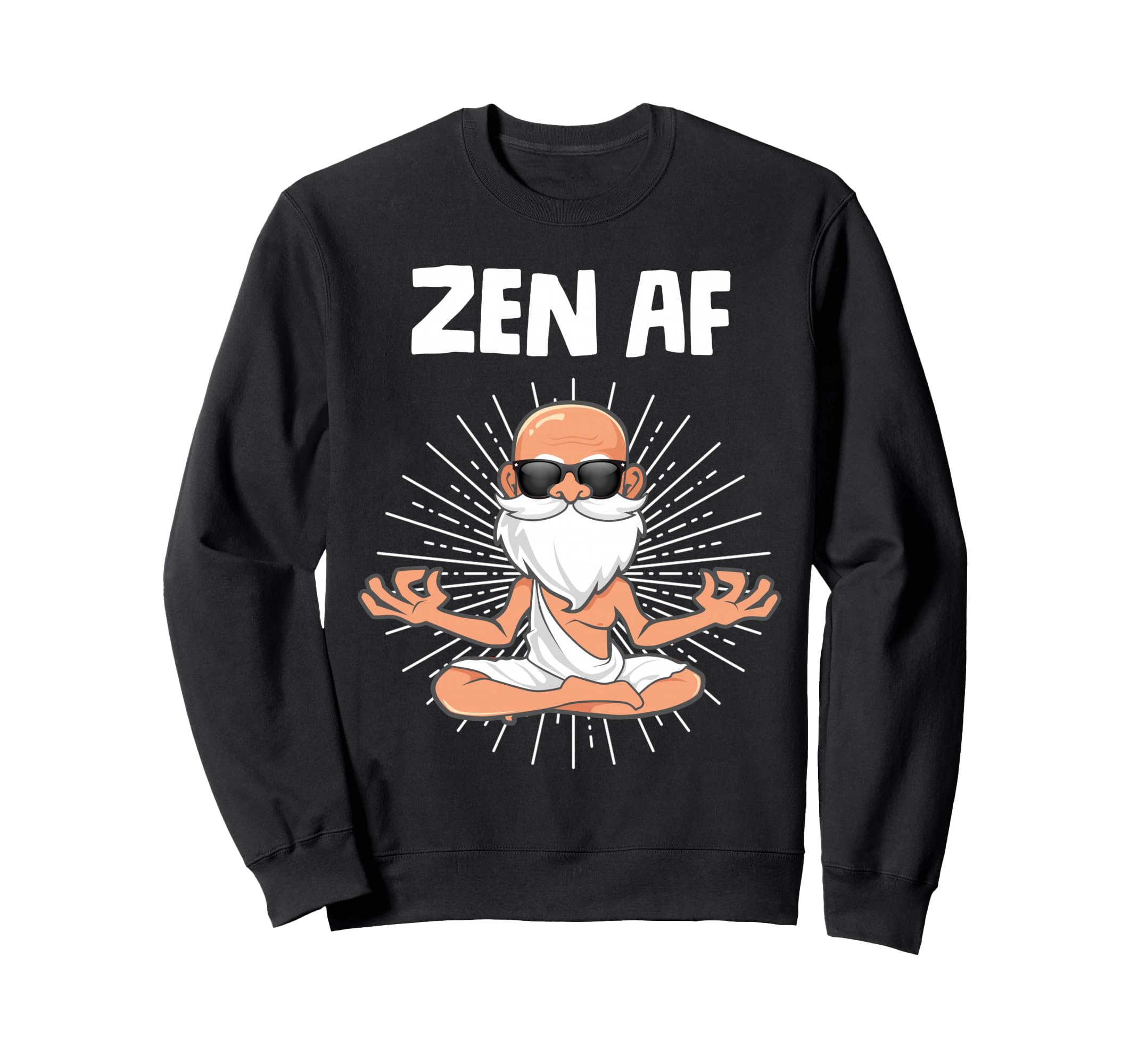 Funny Yoga Lotus Pose Meditation Sweatshirt - Fun Novelty Design Unisex - T-Shirt, Sweatshirt, Hoodie