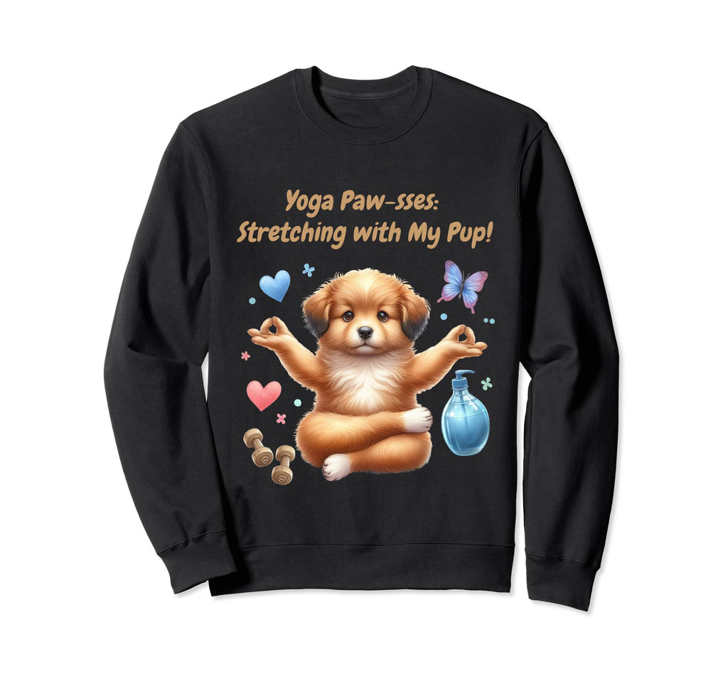 Funny Paws And Reflect Adorable Puppy Sweatshirt - Custom Art Print Unisex - T-Shirt, Sweatshirt, Hoodie