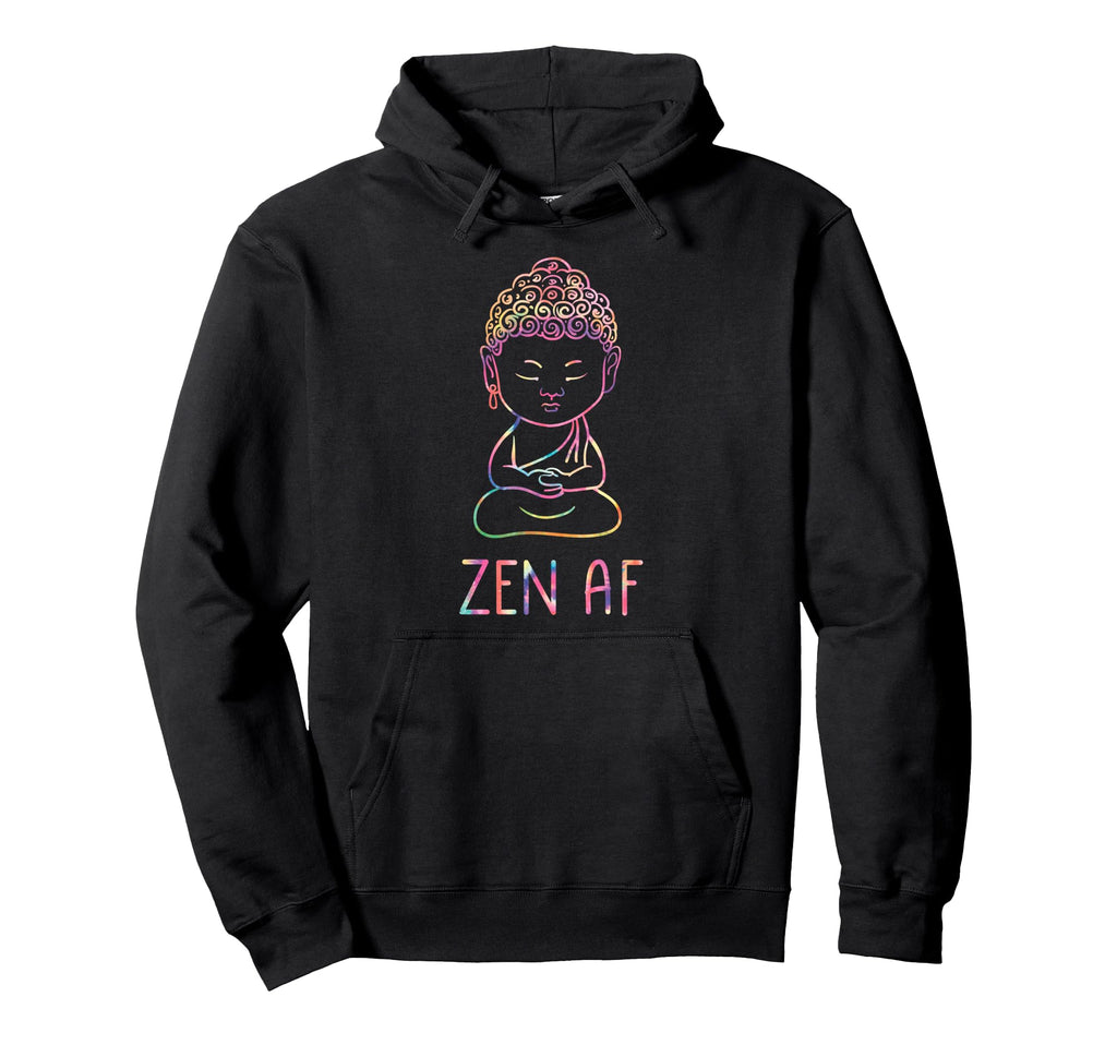 Funny Yoga Buddha Lotus Pose Hoodie - Aesthetic Graphic for Adults - T-Shirt, Sweatshirt, Hoodie