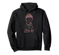 Funny Yoga Buddha Lotus Pose Hoodie - Aesthetic Graphic for Adults - T-Shirt, Sweatshirt, Hoodie