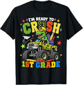 I'm Ready to Crush 1st Grade First Day of First Grade Boys T-Shirt Unisex T-shirt, Sweatshirt, Hoodie, Long Sleeve Tee - T-Shirt, Sweatshirt, Hoodie