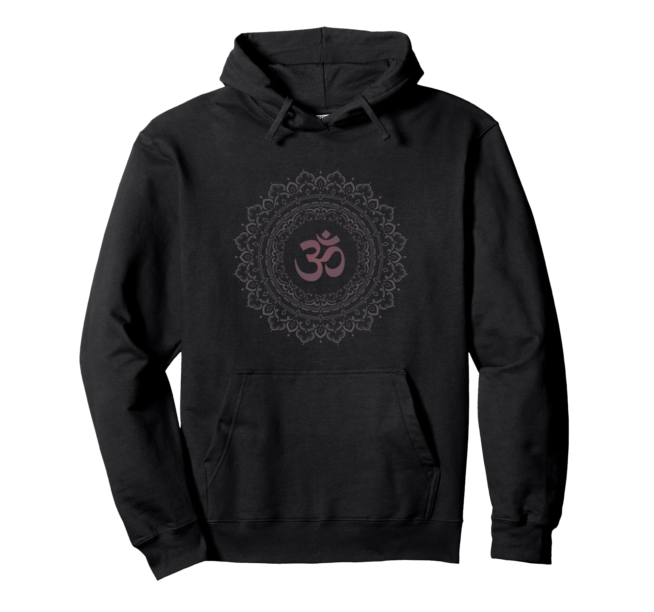 Om Mandala Meditation Hoodie - Minimalist Print Unisex - T-Shirt, Sweatshirt, Hoodie