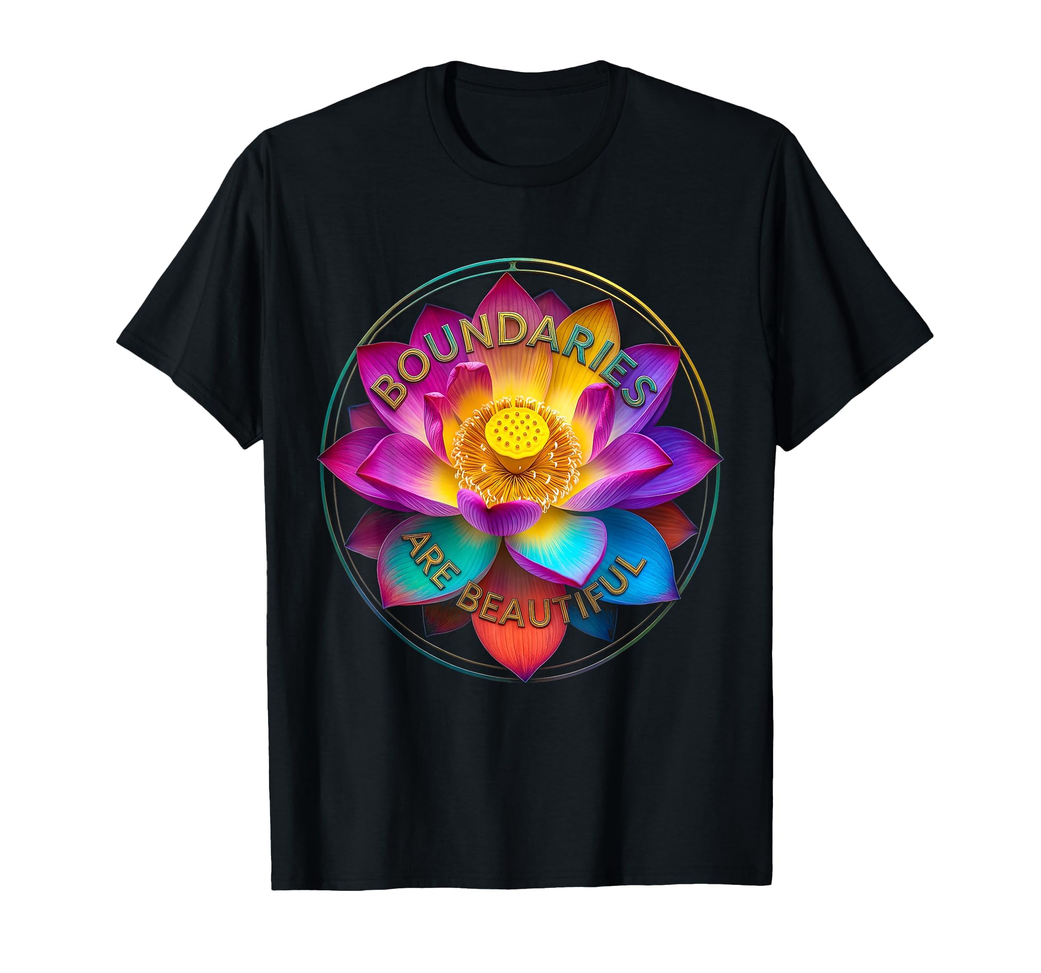 Boundaries Are Beautiful Mental T-Shirt - Streetwear Style for Adults - T-Shirt, Sweatshirt, Hoodie