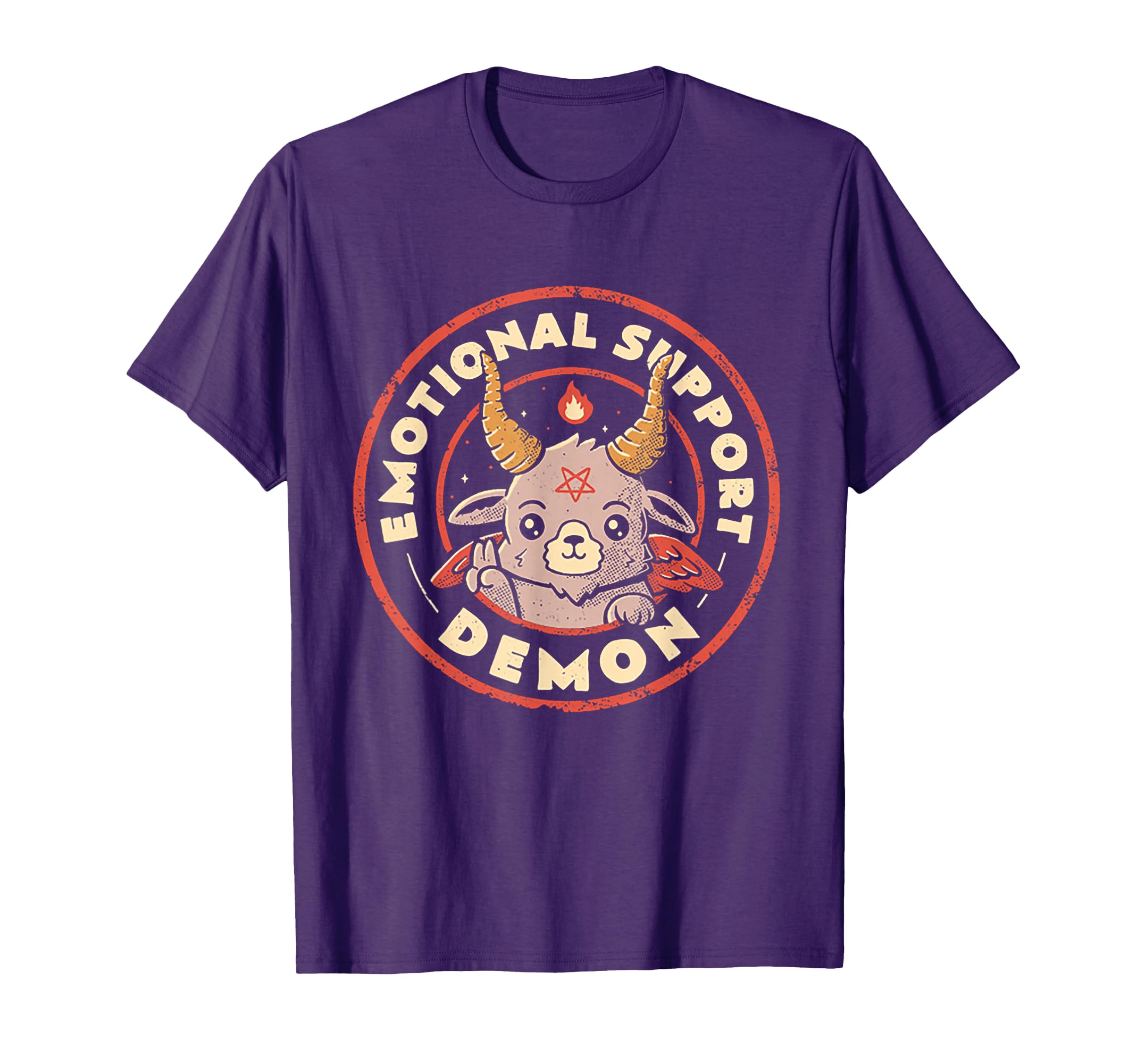 Funny Emotional Support Demon T-Shirt - Casual Everyday Wear Unisex - T-Shirt, Sweatshirt, Hoodie