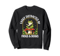 Easily Distracted Books Frogs Sweatshirt - Casual Everyday Wear Unisex - T-Shirt, Sweatshirt, Hoodie