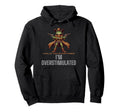 Hold Partner Im Overstimulated Funny Hoodie - Aesthetic Graphic for Adults - T-Shirt, Sweatshirt, Hoodie