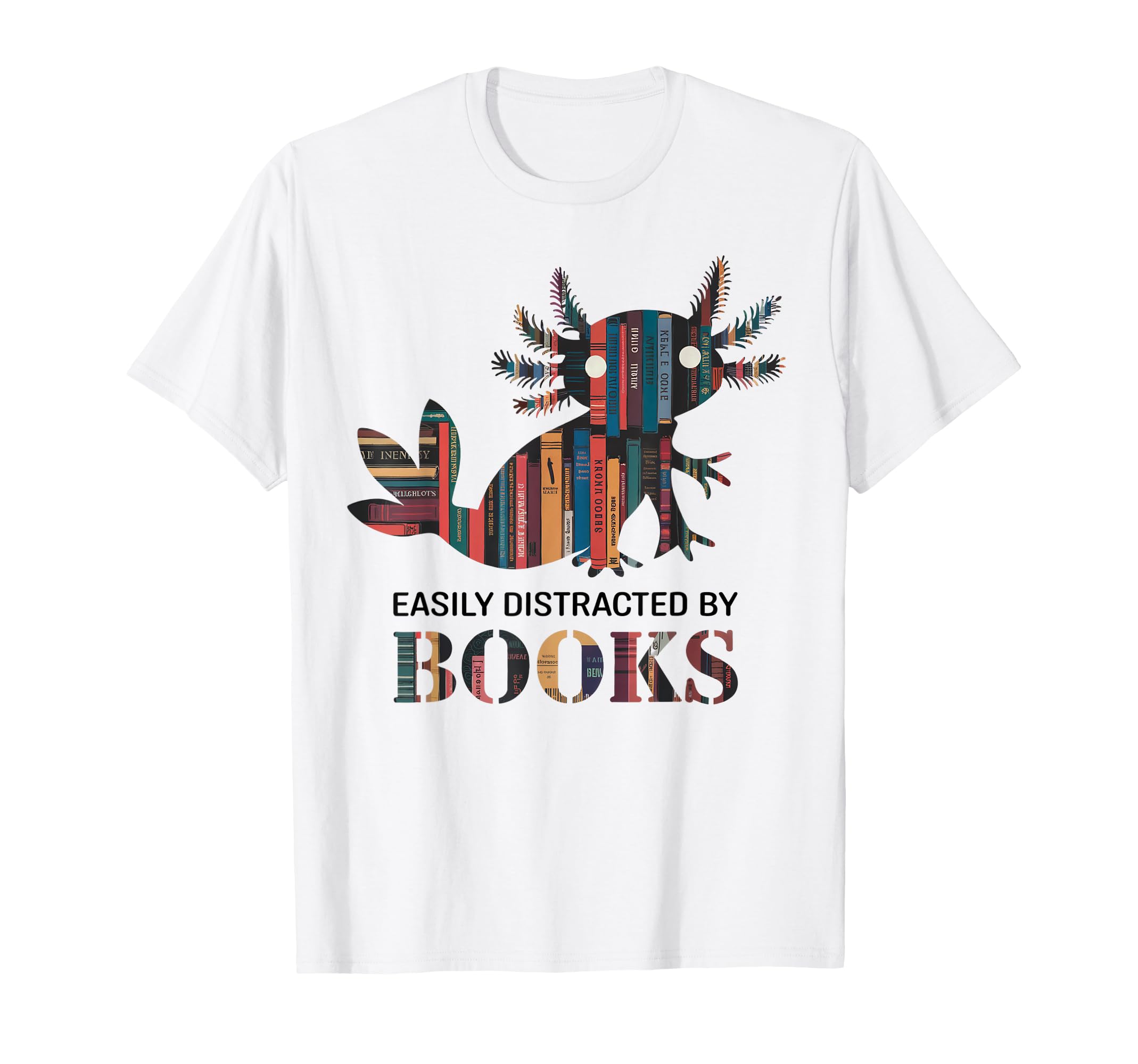 Axolotl Birthday Party Favors Books T-Shirt - Minimalist Print Men Women - T-Shirt, Sweatshirt, Hoodie