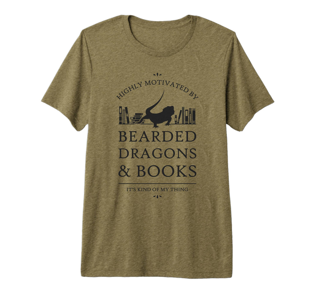 Highly Motivated Bearded Dragons And T-Shirt - Fun Novelty Design Unisex - T-Shirt, Sweatshirt, Hoodie
