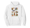 Medieval Bestiary Funny Illuminated Hoodie - Minimalist Print Men Women - T-Shirt, Sweatshirt, Hoodie