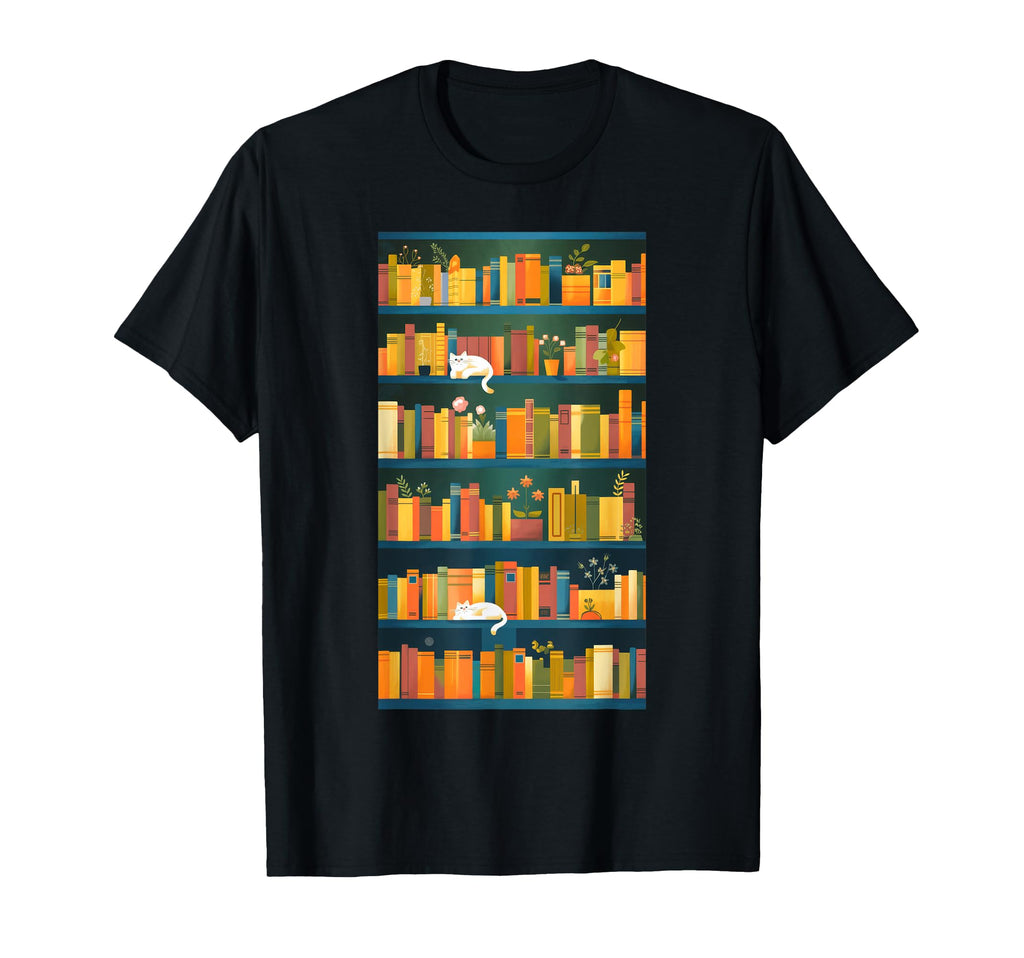 Library Book Lover Reading Reader T-Shirt - Unique Graphic Men Women - T-Shirt, Sweatshirt, Hoodie