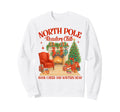 Reading Book Lover North Pole Sweatshirt - Casual Everyday Wear Men Women - T-Shirt, Sweatshirt, Hoodie