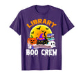 Library Boo Crew School Librarian T-Shirt - Graphic Print Men Women - T-Shirt, Sweatshirt, Hoodie