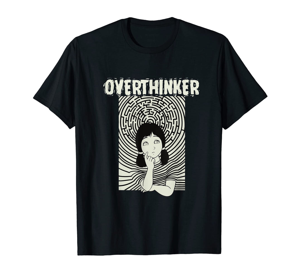 Overthinker Let Me Overthink About It T-Shirt - Graphic Print Unisex - T-Shirt, Sweatshirt, Hoodie