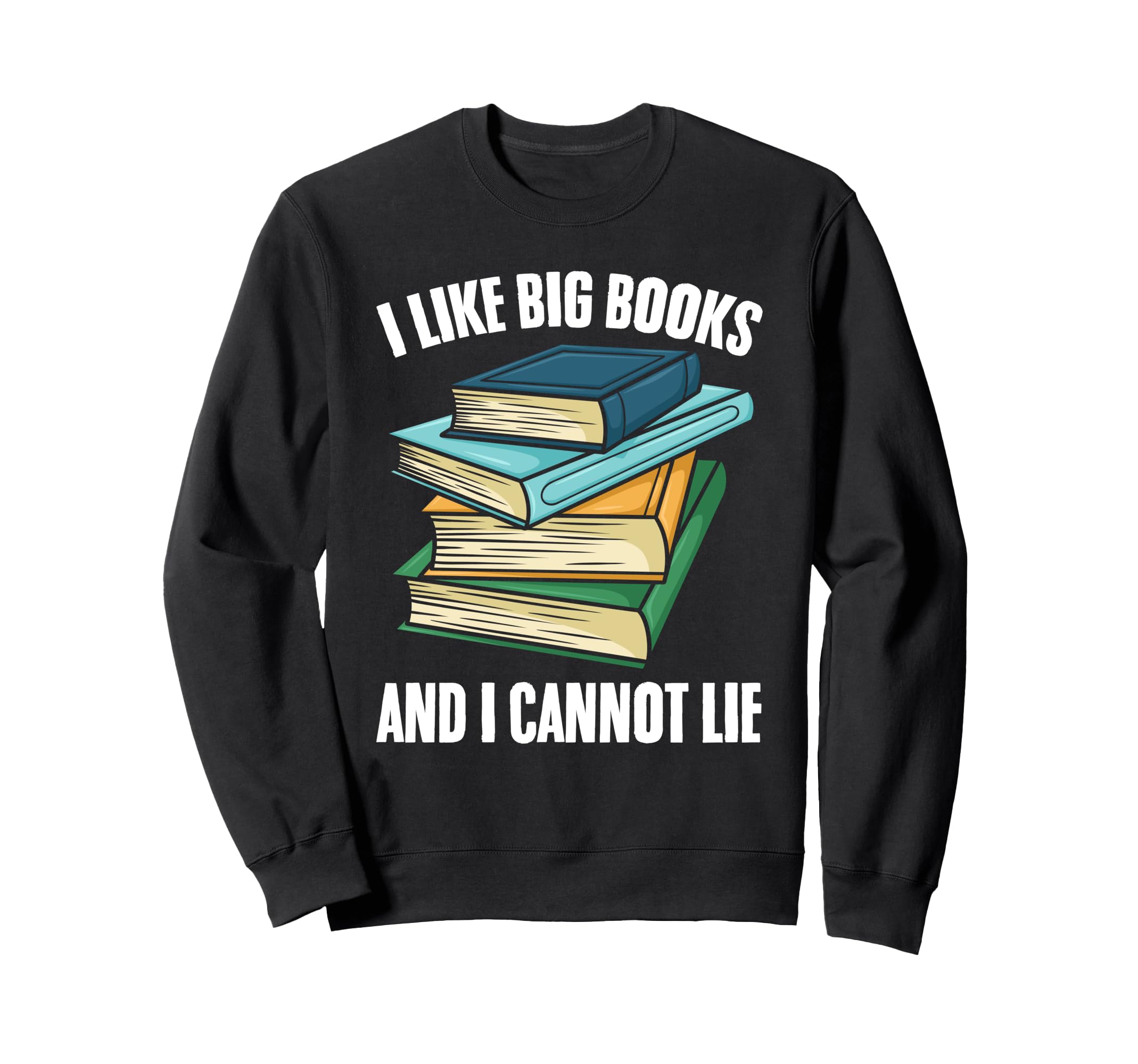 Reading Bookworm Literature Big Sweatshirt - Graphic Print for Adults - T-Shirt, Sweatshirt, Hoodie