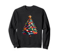 Festive Literature Tree Star And Sweatshirt - Custom Art Print for Adults - T-Shirt, Sweatshirt, Hoodie
