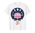 Lotus Flower Moon Phases Zen Yoga T-Shirt - Unique Graphic for Adults - T-Shirt, Sweatshirt, Hoodie