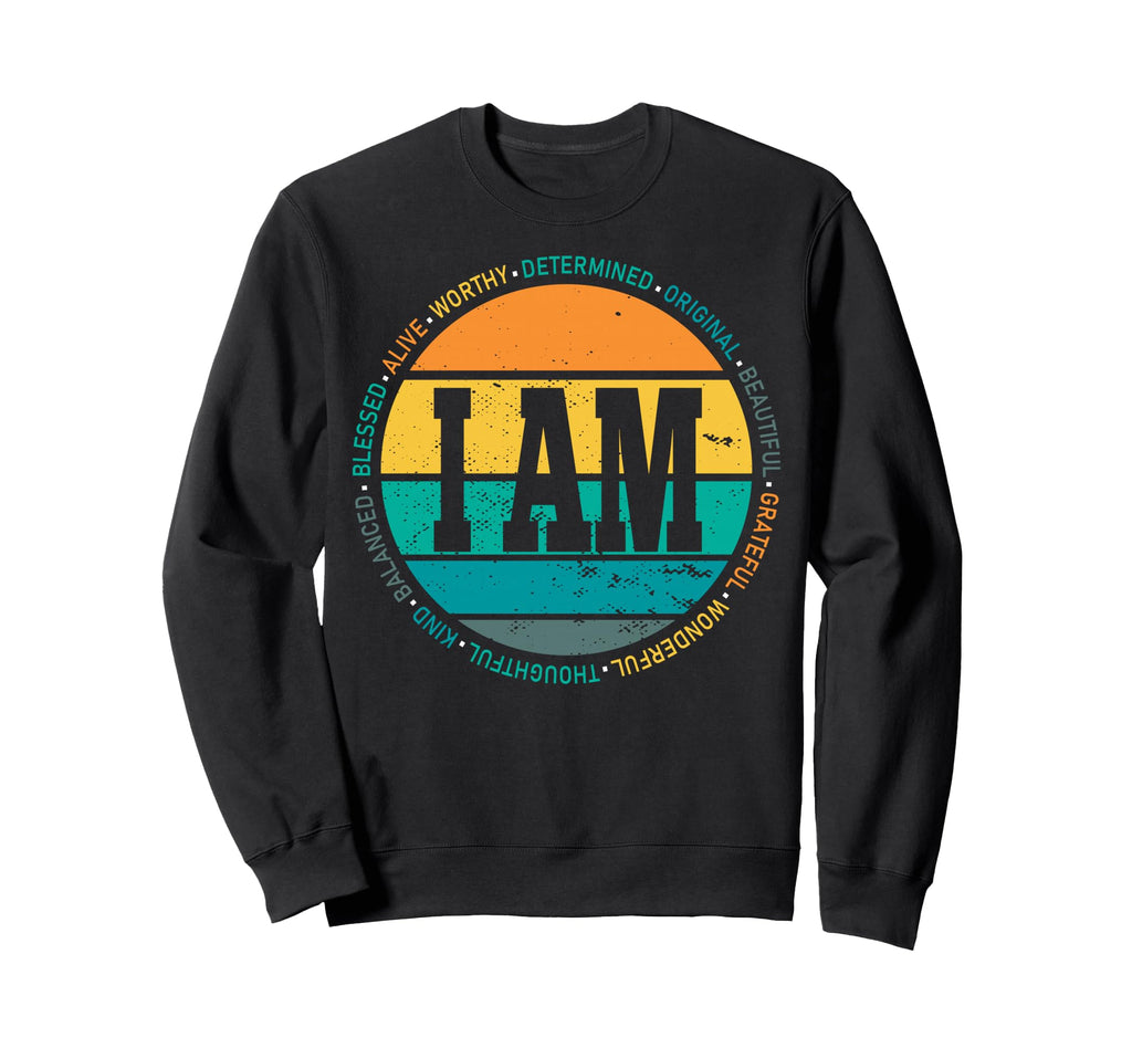 Positive Affirmations Mental Sweatshirt - Minimalist Print Men Women - T-Shirt, Sweatshirt, Hoodie