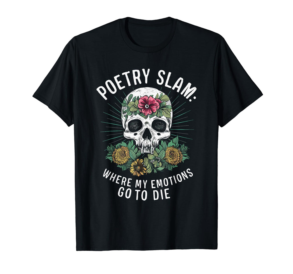 Poetry Slam Writer Poet Literature T-Shirt - Aesthetic Graphic for Adults - T-Shirt, Sweatshirt, Hoodie