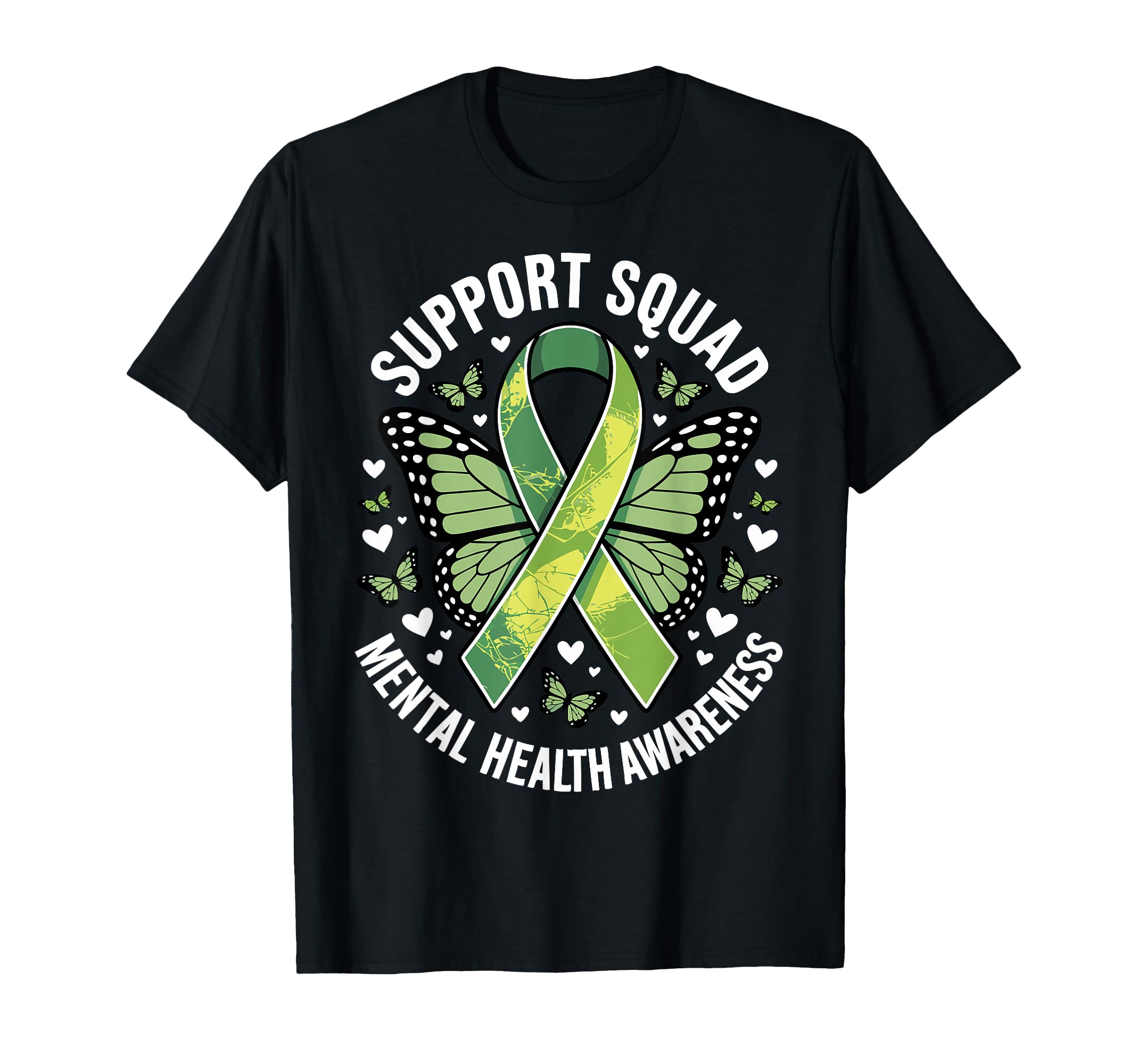 Support Squad Mental Health T-Shirt - Casual Everyday Wear Men Women - T-Shirt, Sweatshirt, Hoodie