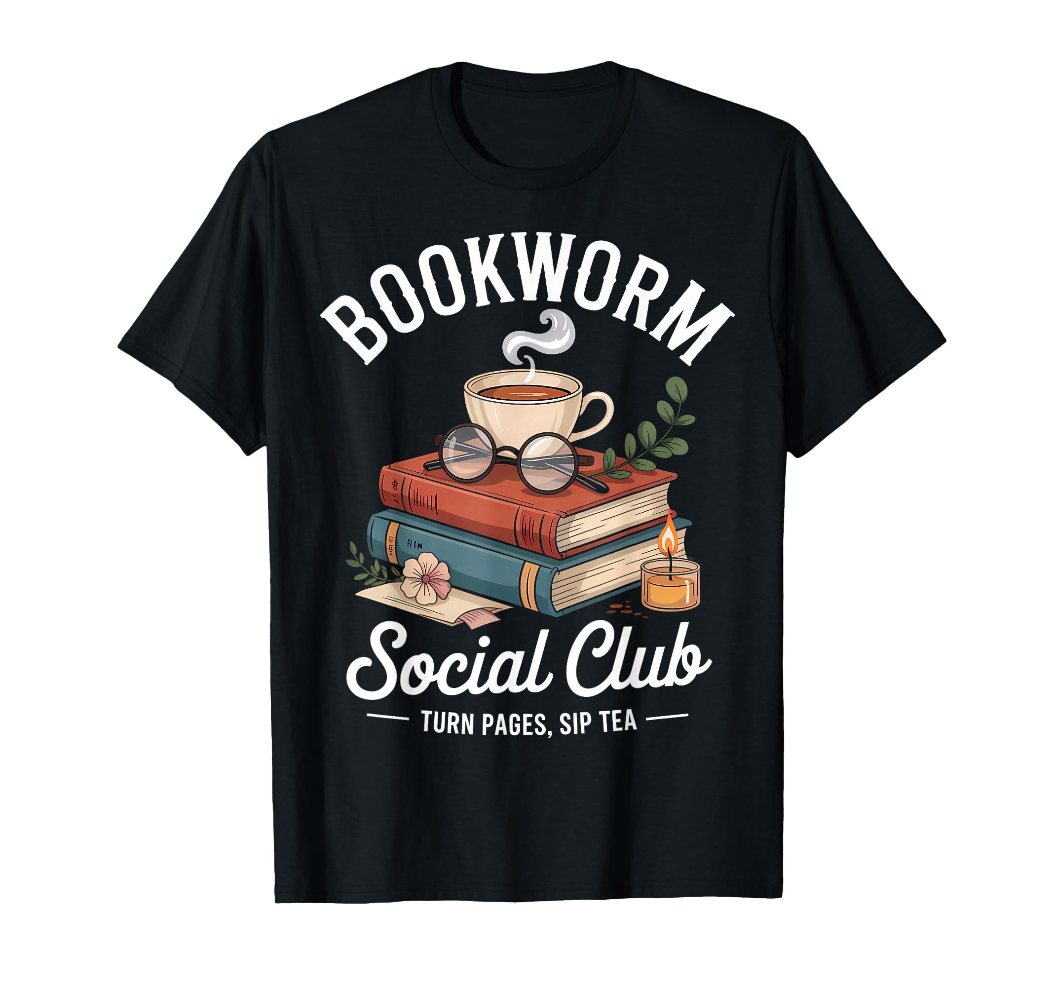 Bookworm Social Club Funny Book Readers T-Shirt - Trendy Graphic Unisex - T-Shirt, Sweatshirt, Hoodie