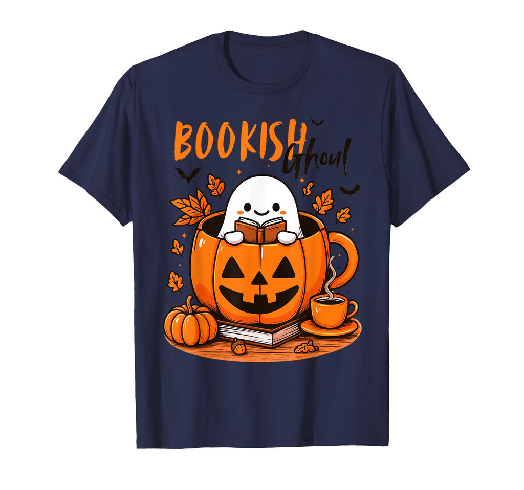Halloween Bookish Ghoul Book Lover T-Shirt - Trendy Graphic Men Women - T-Shirt, Sweatshirt, Hoodie
